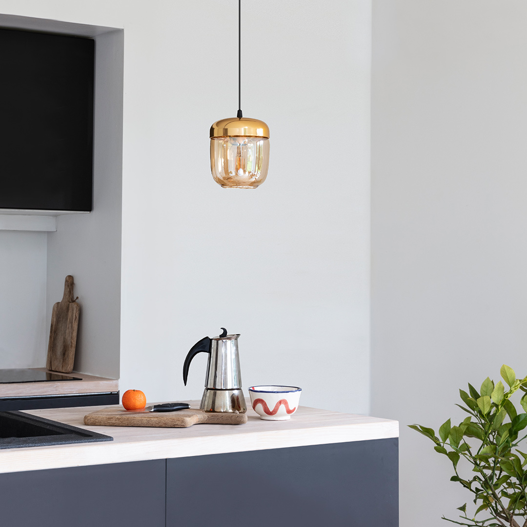 umage acorn leuchte gold 70601