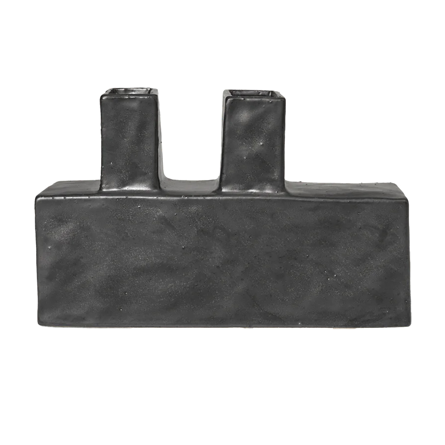 ferm LIVING Koa Vase H17 Doppelt Schwarz 1104270059 104465