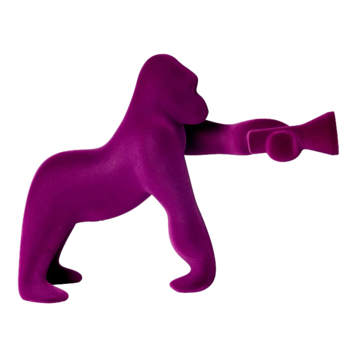 Qeeboo - Kong XS Velvet Finish Tischleuchte violett
