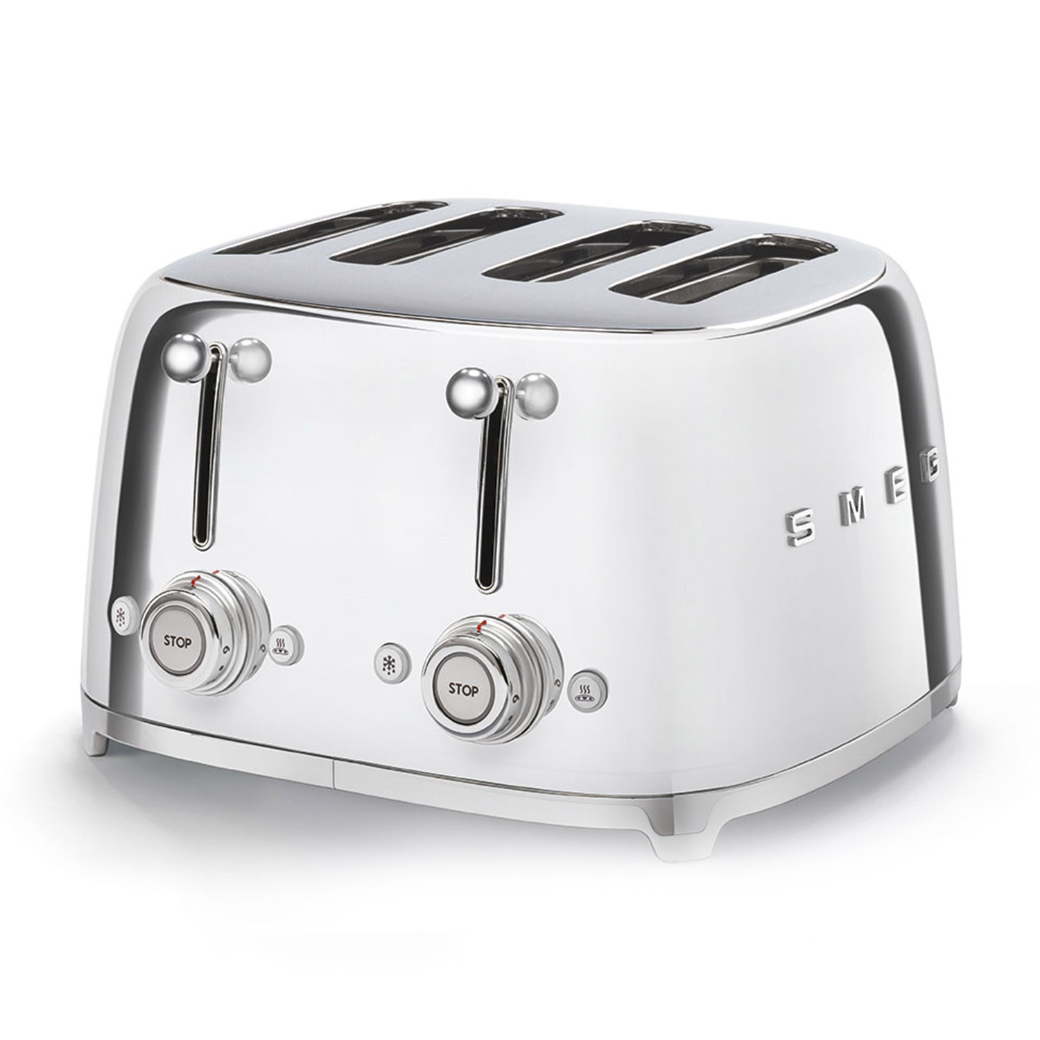 Chrom smeg Toaster 4 Schlitze TSF03