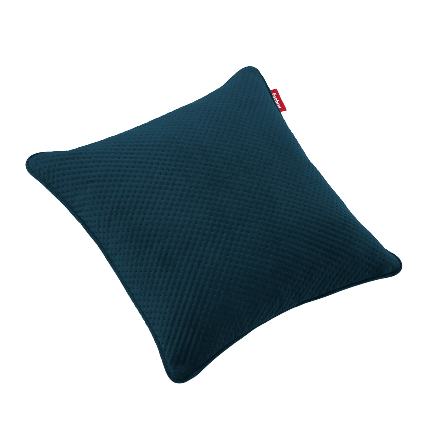 fatboy recycled square pillow royal velvet kissen deep sea 95973