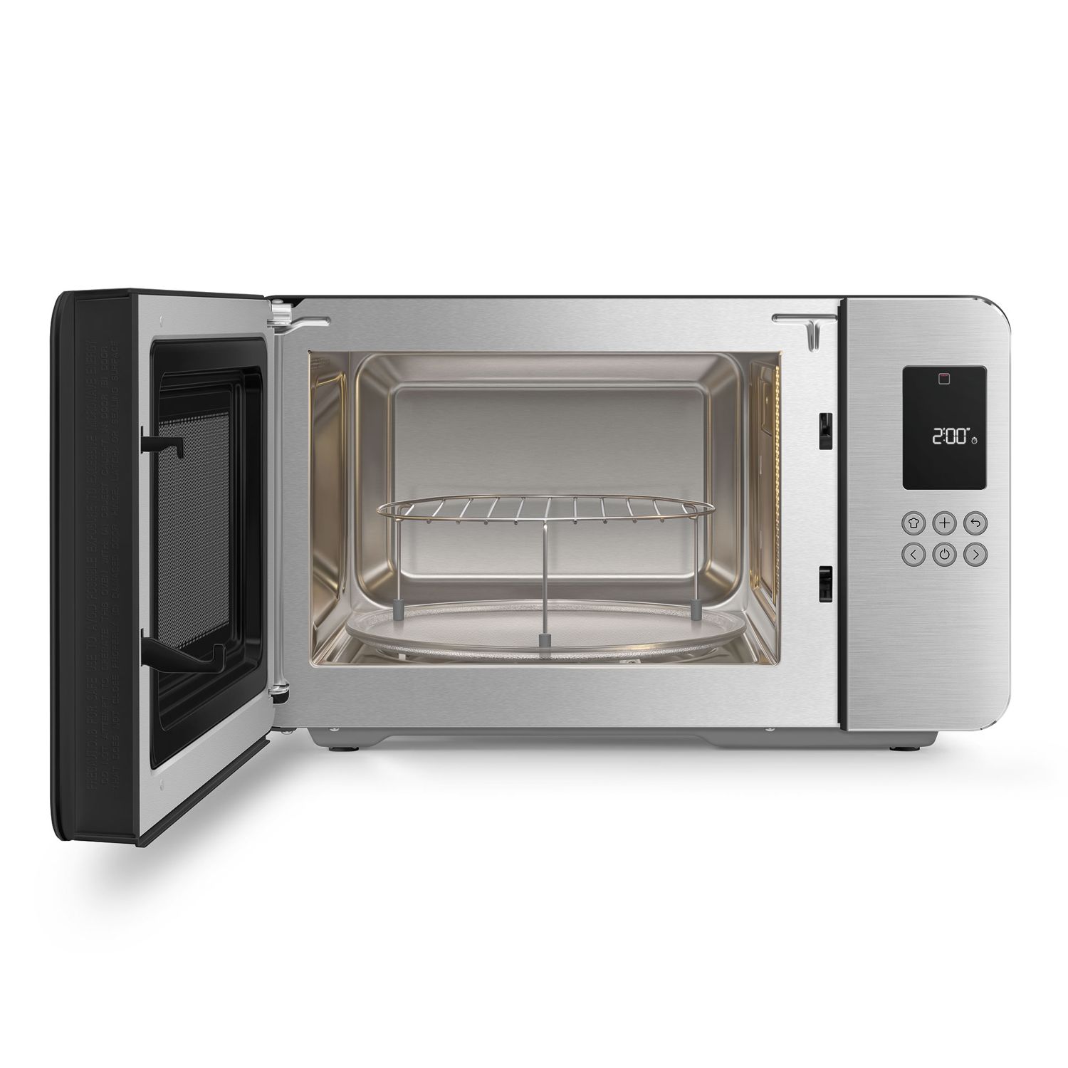 SMEG - Mikrowelle mit Grillfunktion MOC01 schwarz