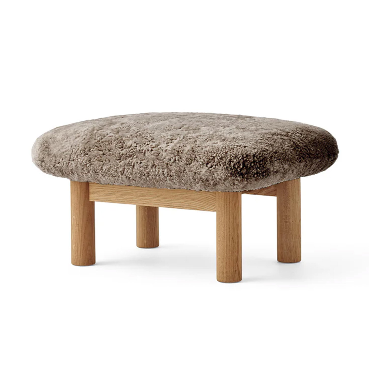 Audo - Brasilia Fußteil Natural Oak/Sahara