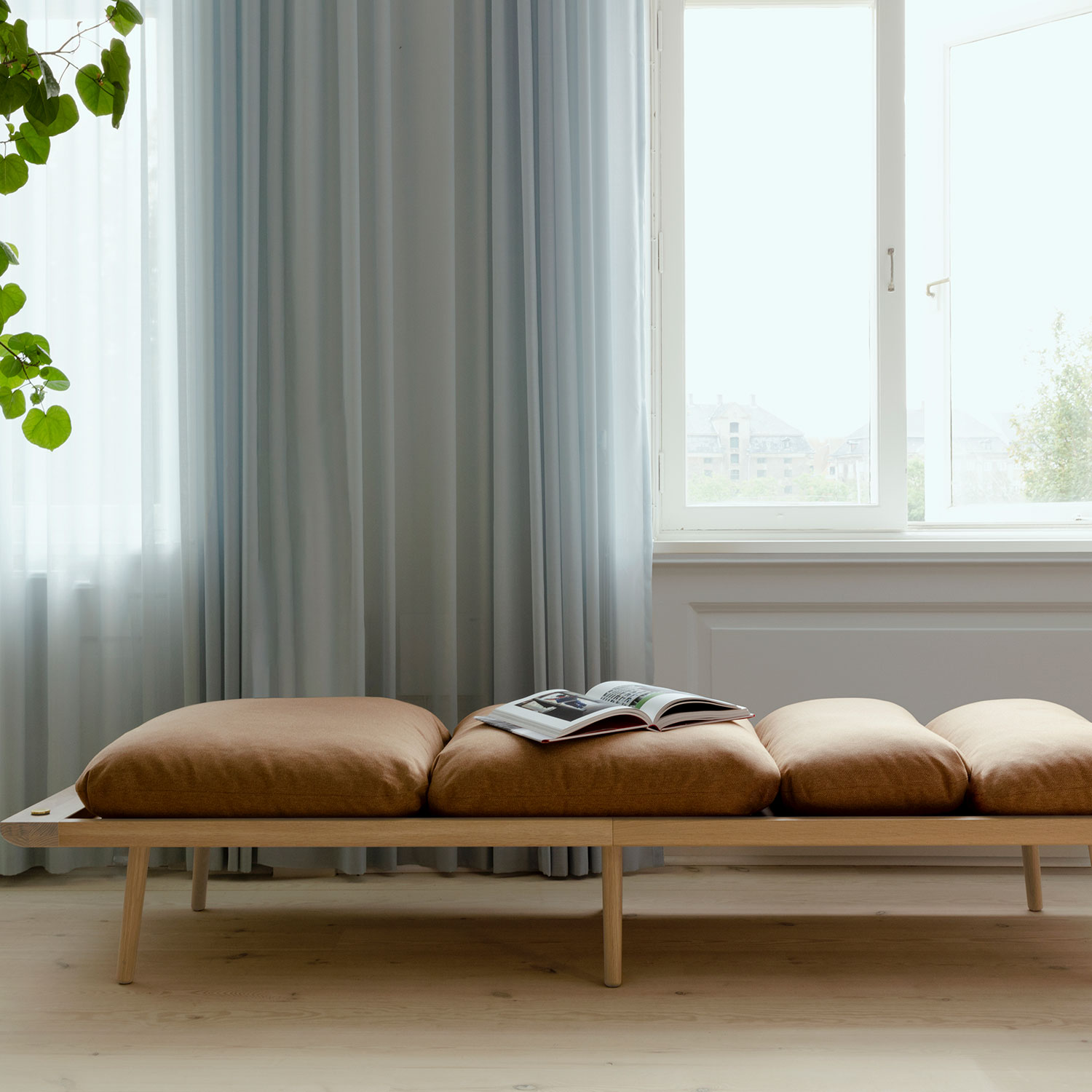 lounge around daybed eiche sugar brown umage 86280