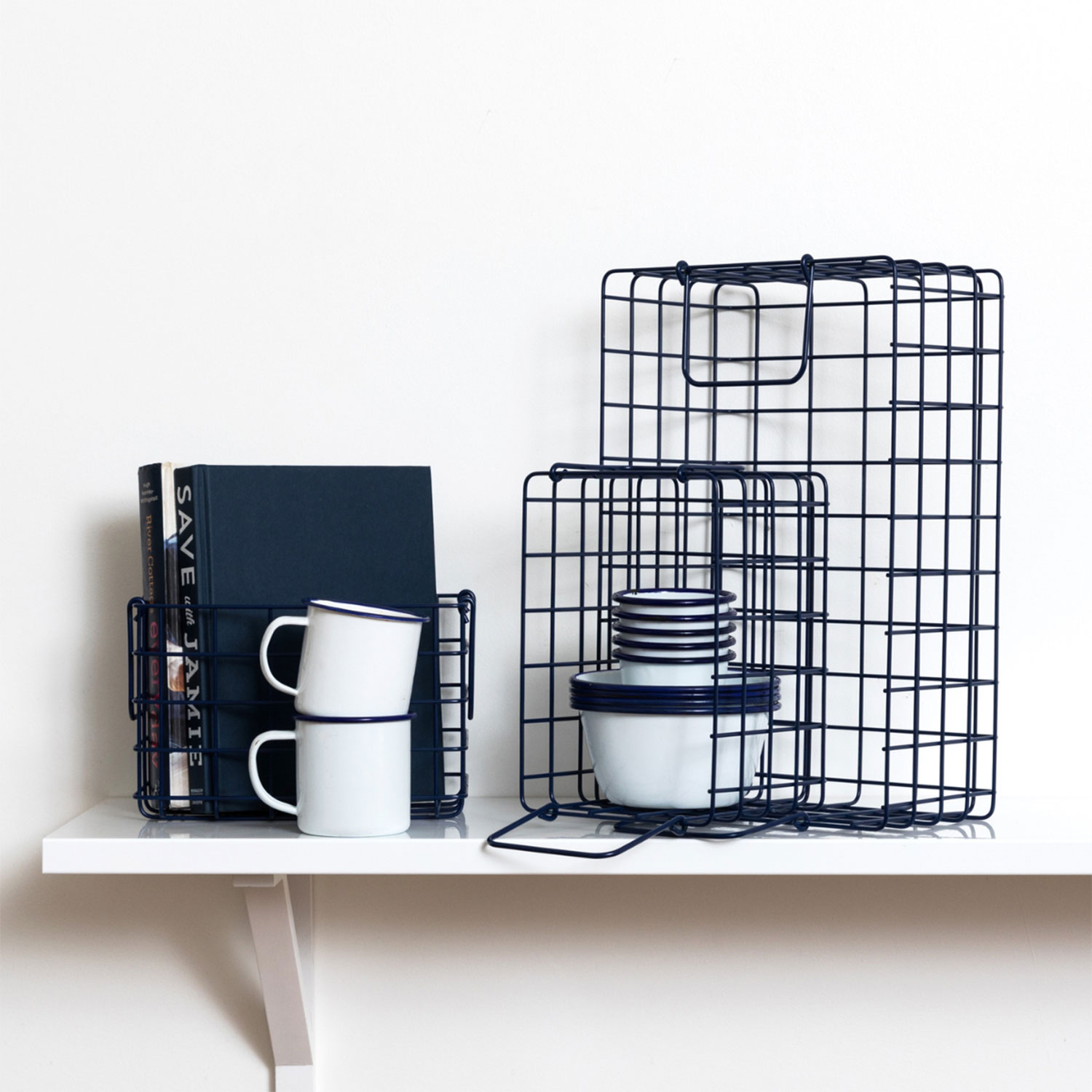 mustard made the baskets aufbewahrungskoerbe navy buecher 97057