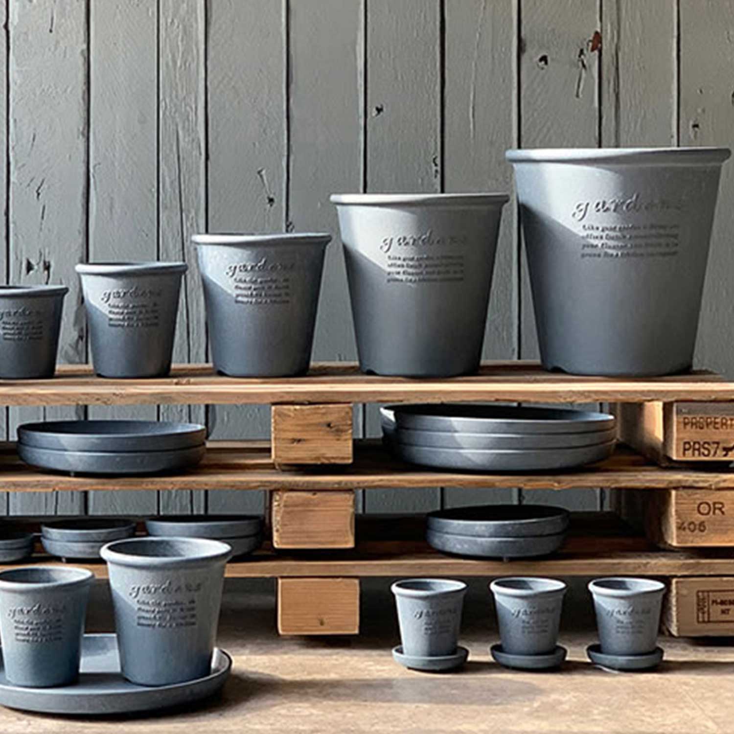 Hachiman - Eco Pot Round Type #8 schwarz