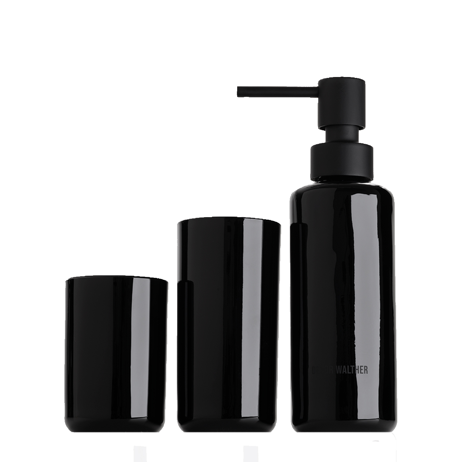 decor walther pop uop glas set schwarz freisteller 87626