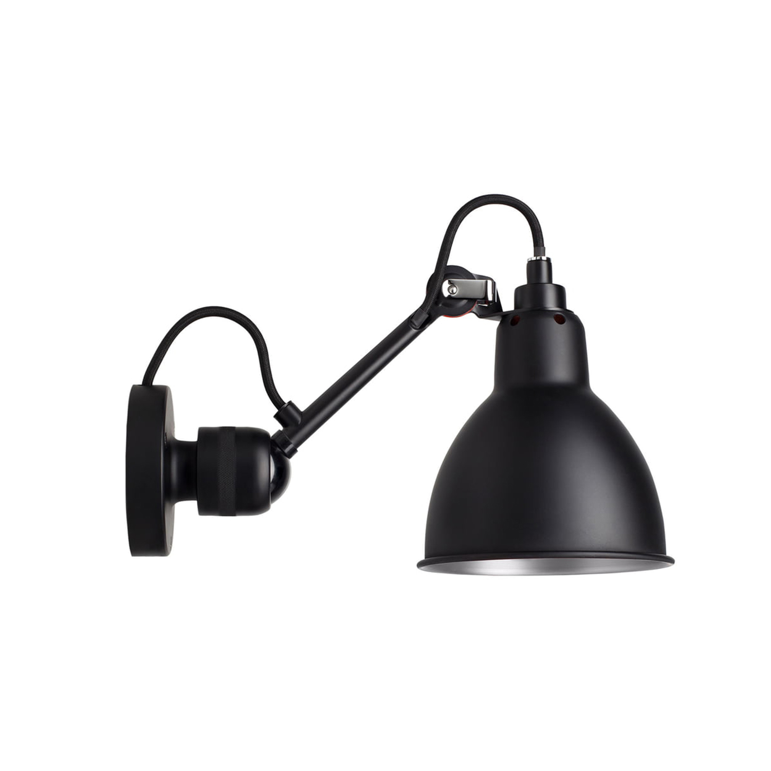 dcw wandleuchte no 304 schwarz 68230