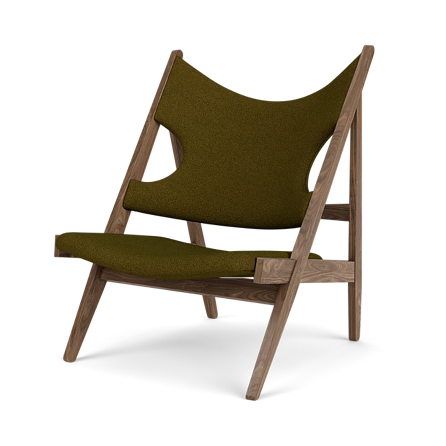 Audo - Knitting Lounge Chair walnut/baru