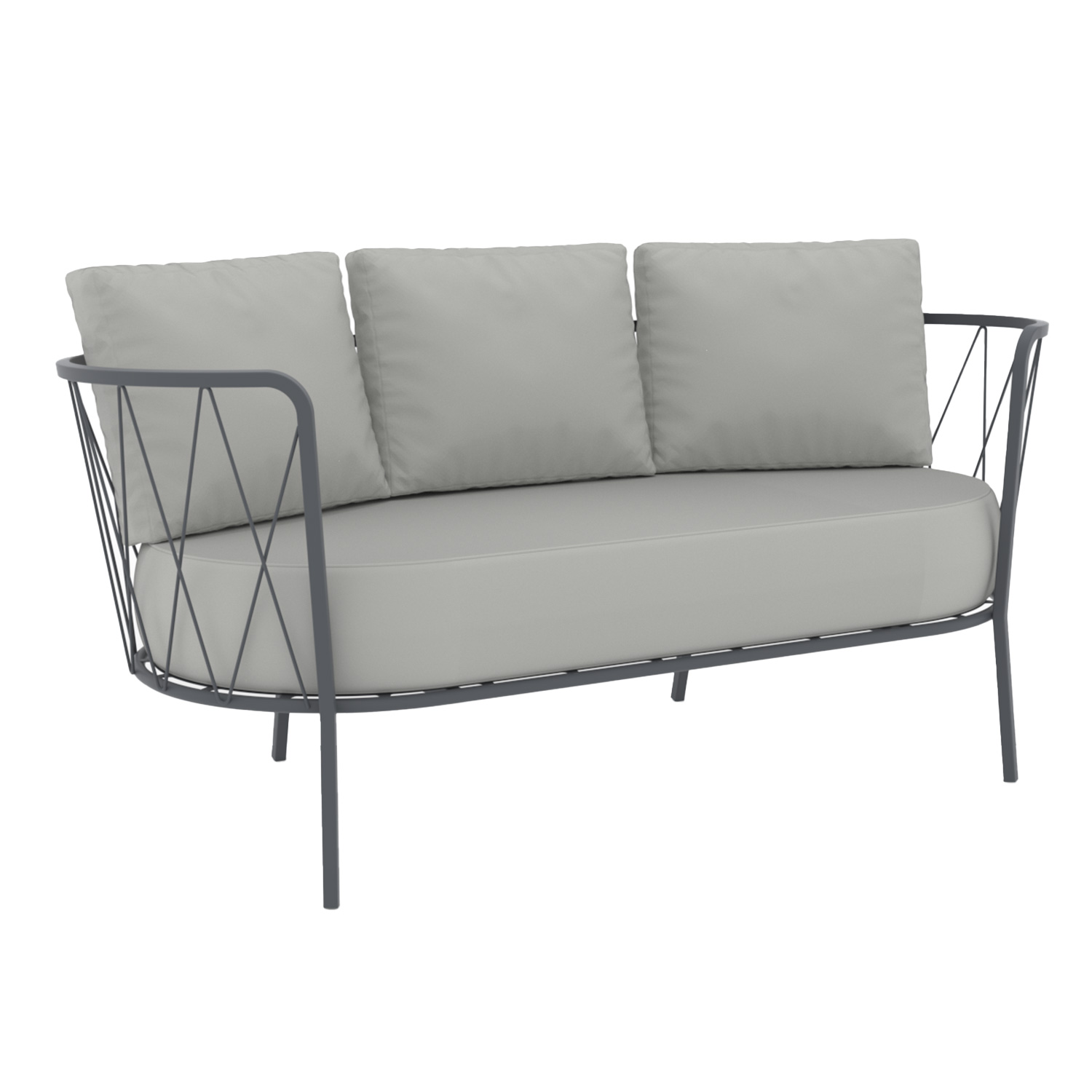 Vermobil - Daisy Sofa niedrig 2-Sitzer