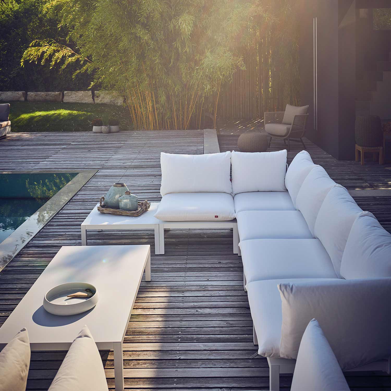 fiam domino lounge weiss sofa 80774
