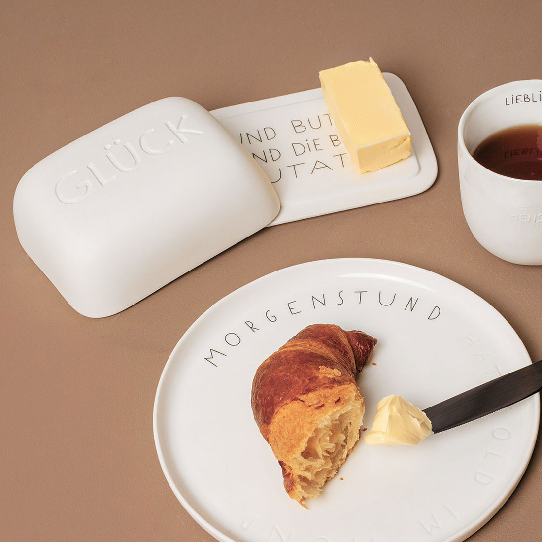 Räder Design - Guten Morgen Butterdose Glück