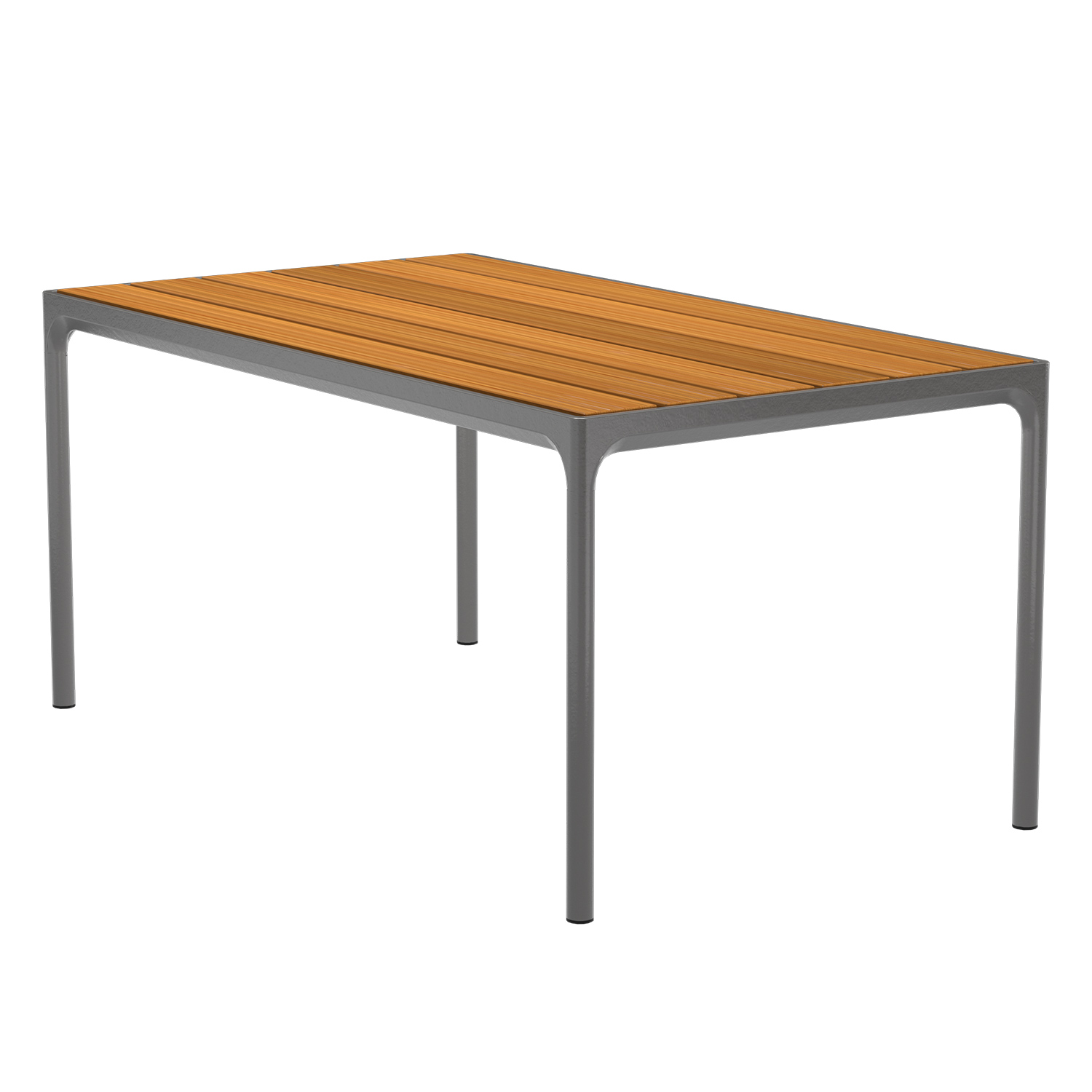 houe four table grey bambus 160x90cm 12402 0326 94665