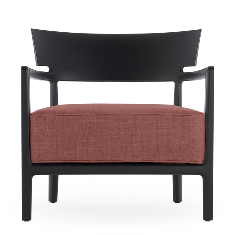 Kartell - Cara Mat Outdoor Sessel weiß / grau