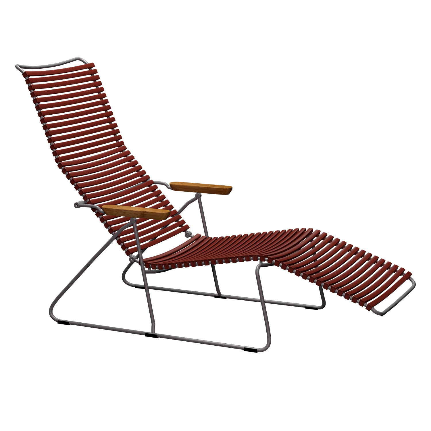 houe click sunlounger paprika 10810 1918 92540