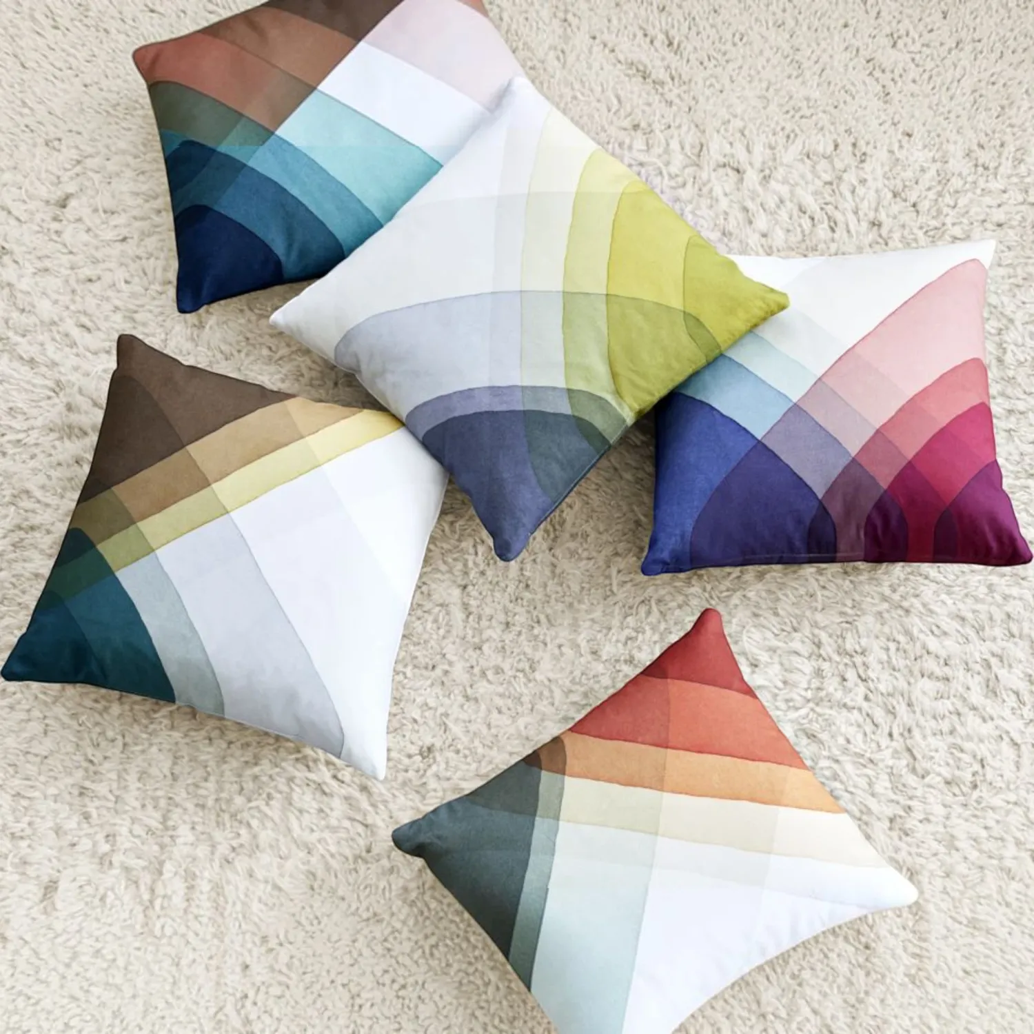Vitra - Herringbone Kissen braun