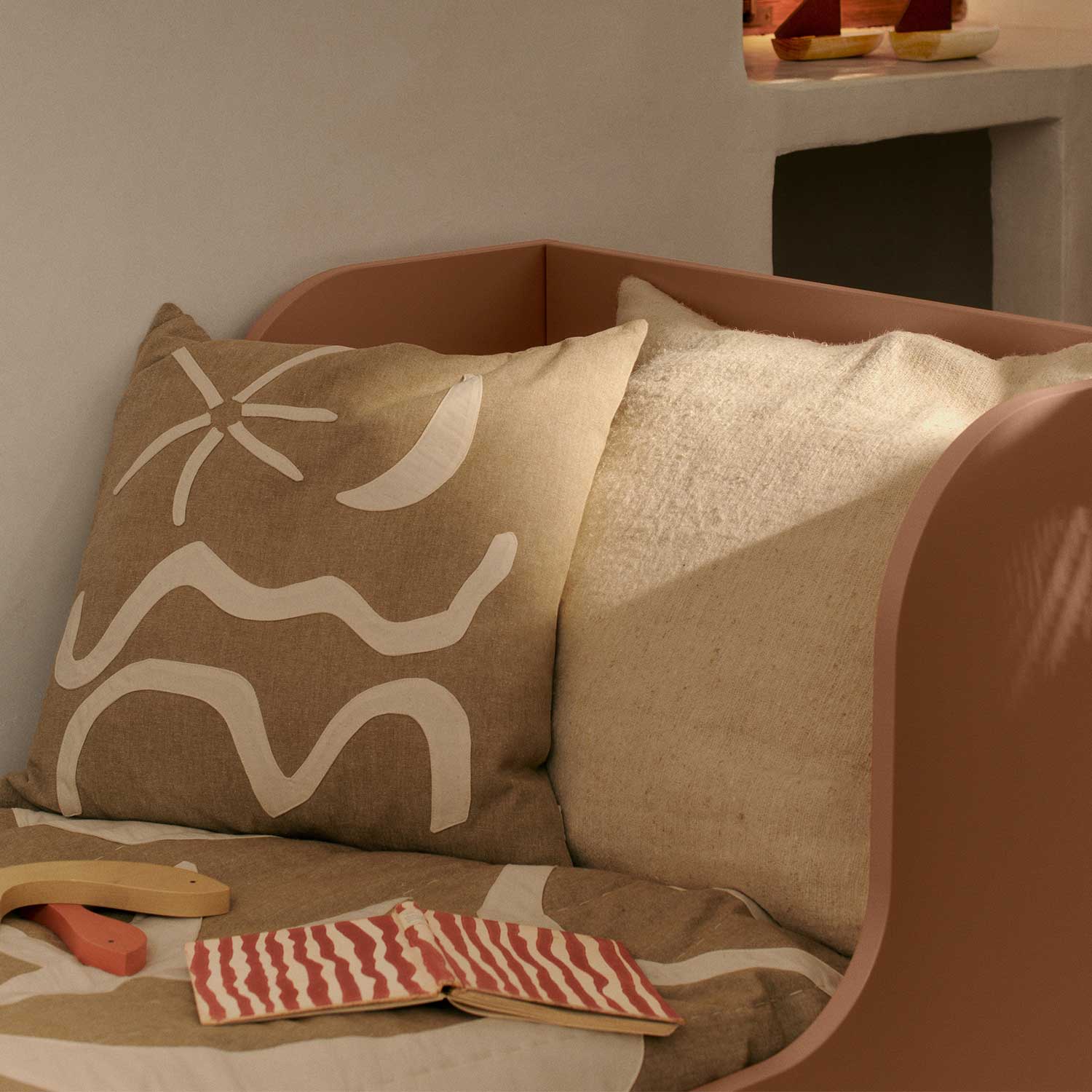 Ferm Living - Kove Kissen tan cashmere