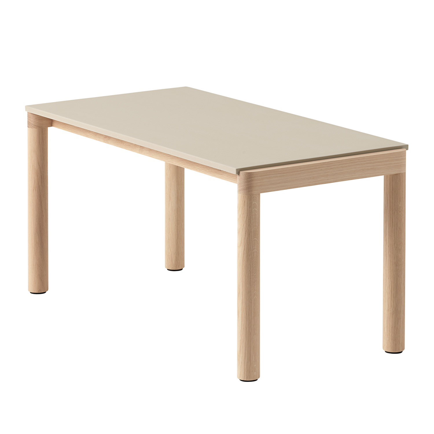 muuto couple coffee table 40x84x40 eiche hell sand glatt 89477