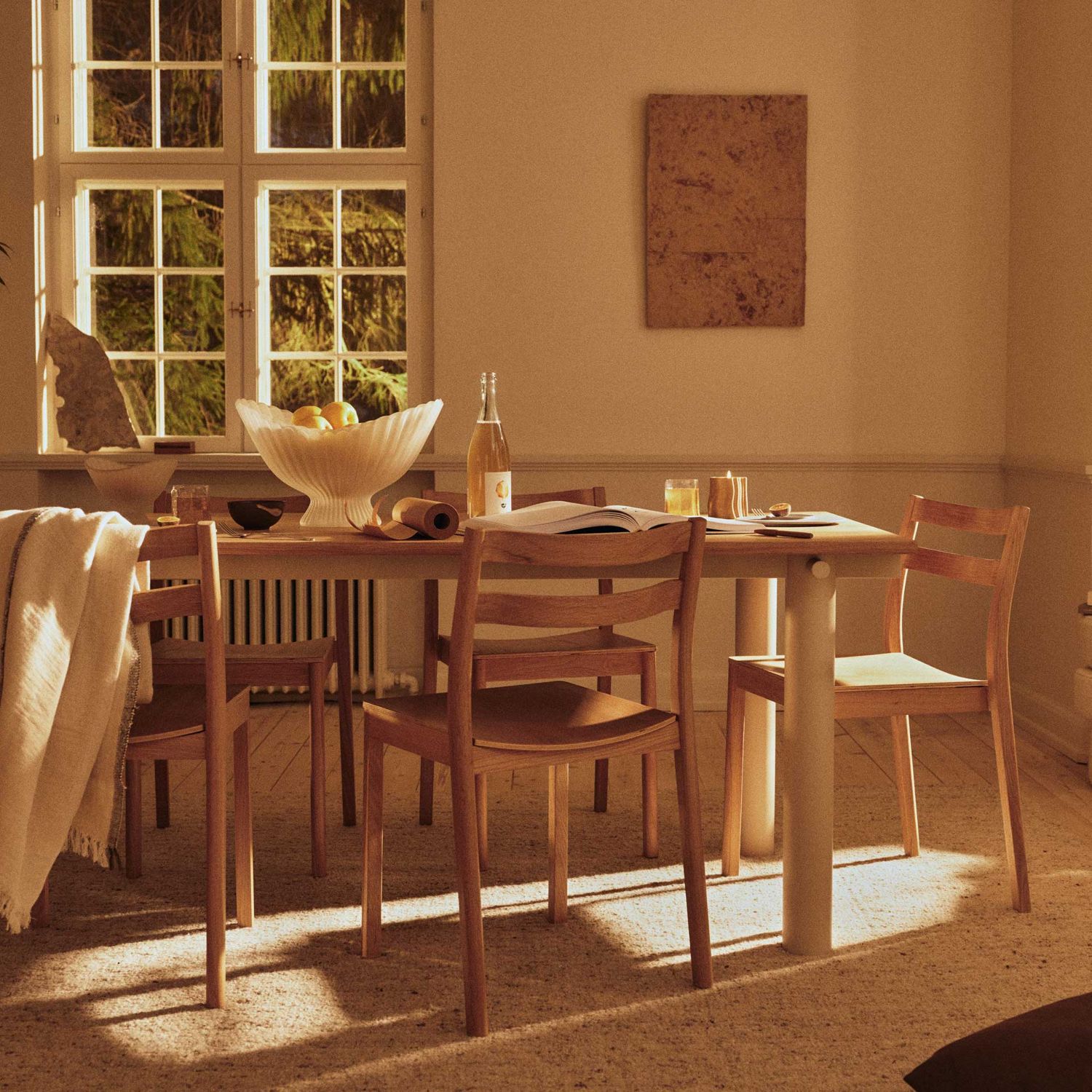 Ferm Living - Atura Tisch 160x90 Chocolate/Eiche