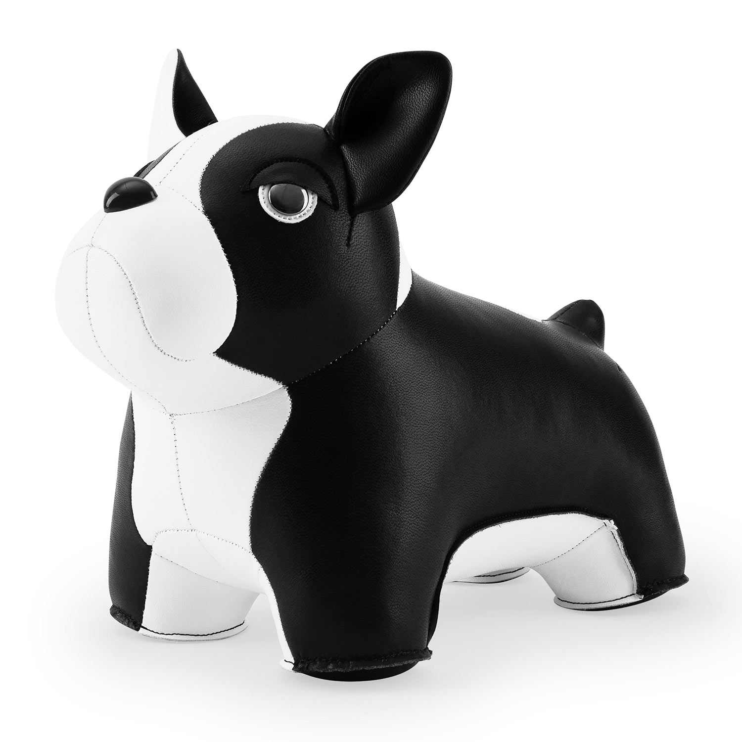 zueny bulldogge buchstuetze schwarz weiss 82762