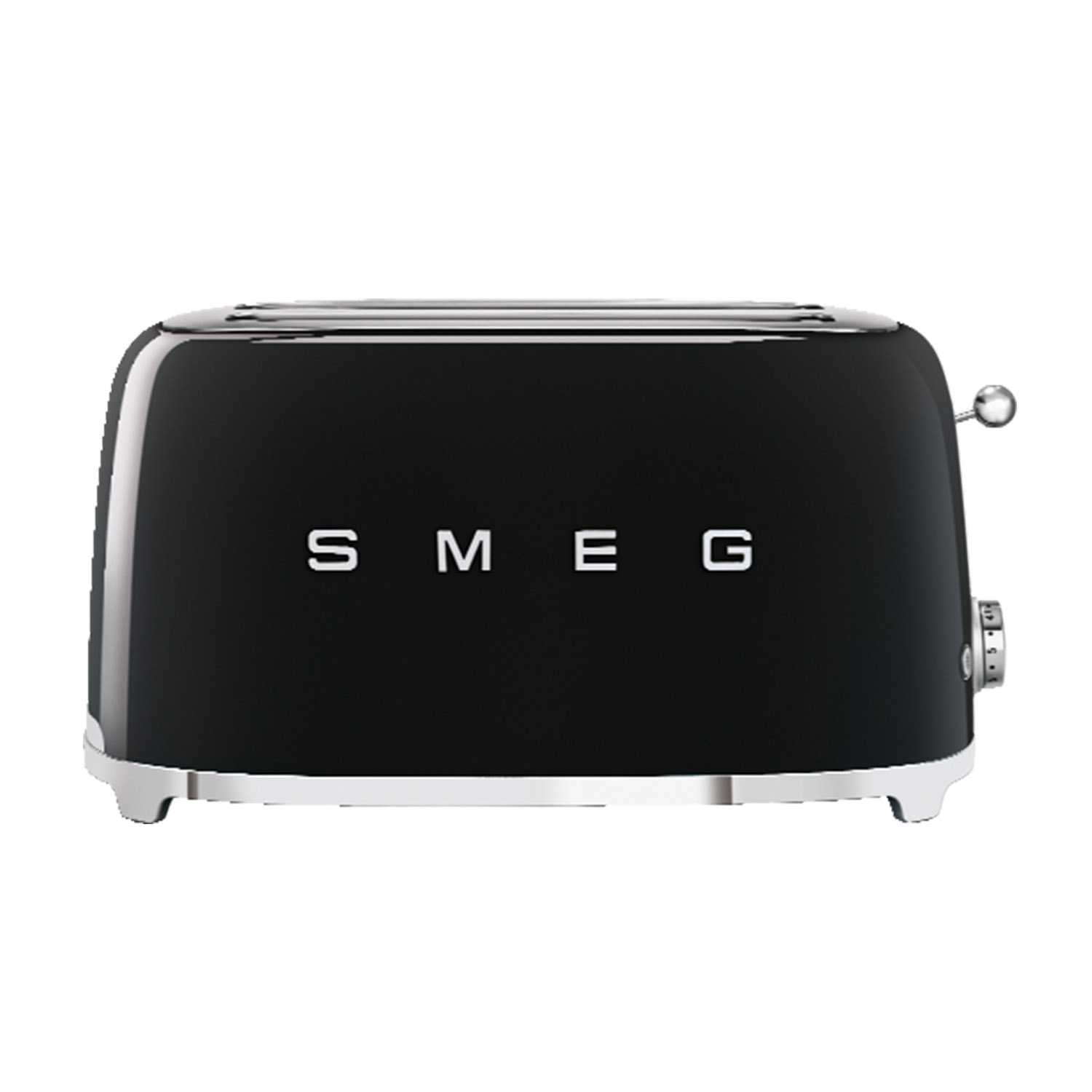 Schwarz TSF02 4 Scheiben Toaster SMEG