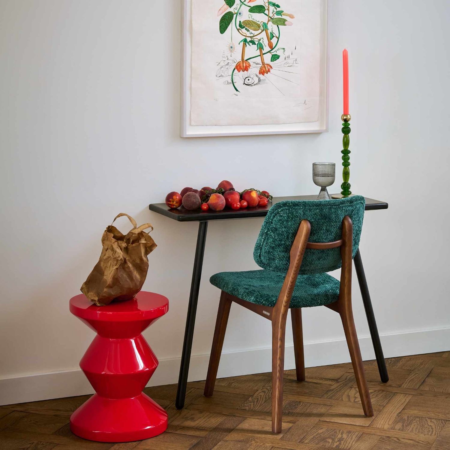 Pols Potten - Beads Kerzenhalter S grün