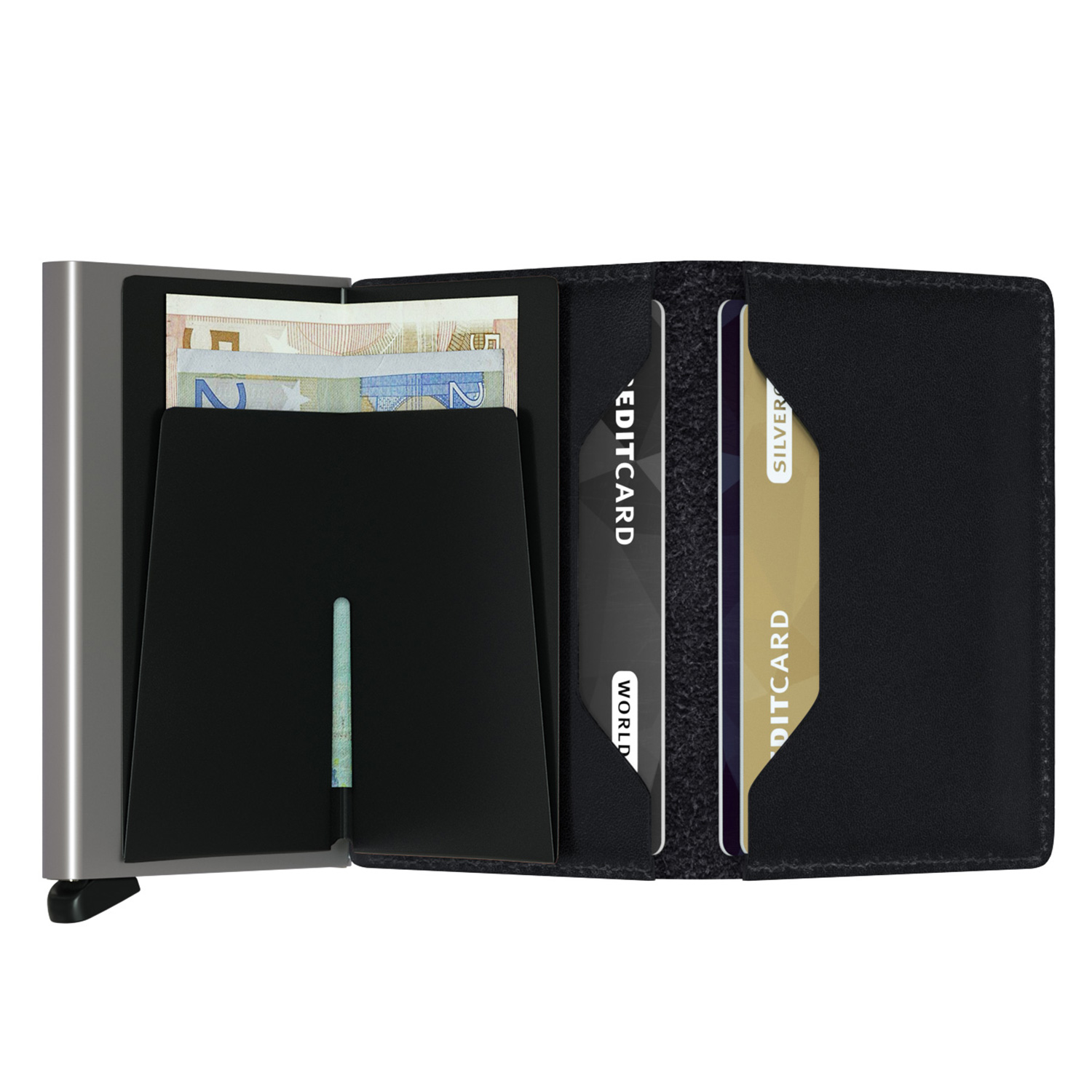 secrid slimwallet original offen schwarz 53458