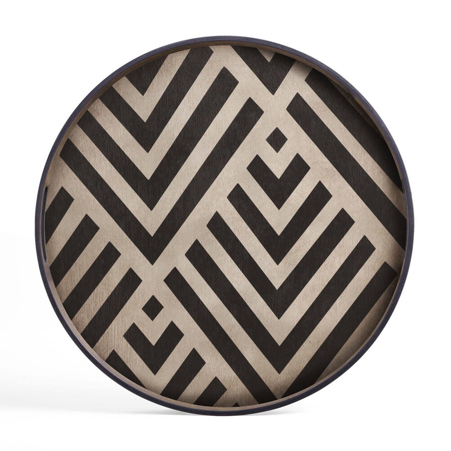 Notre monde Graphite chevron tray S 46677
