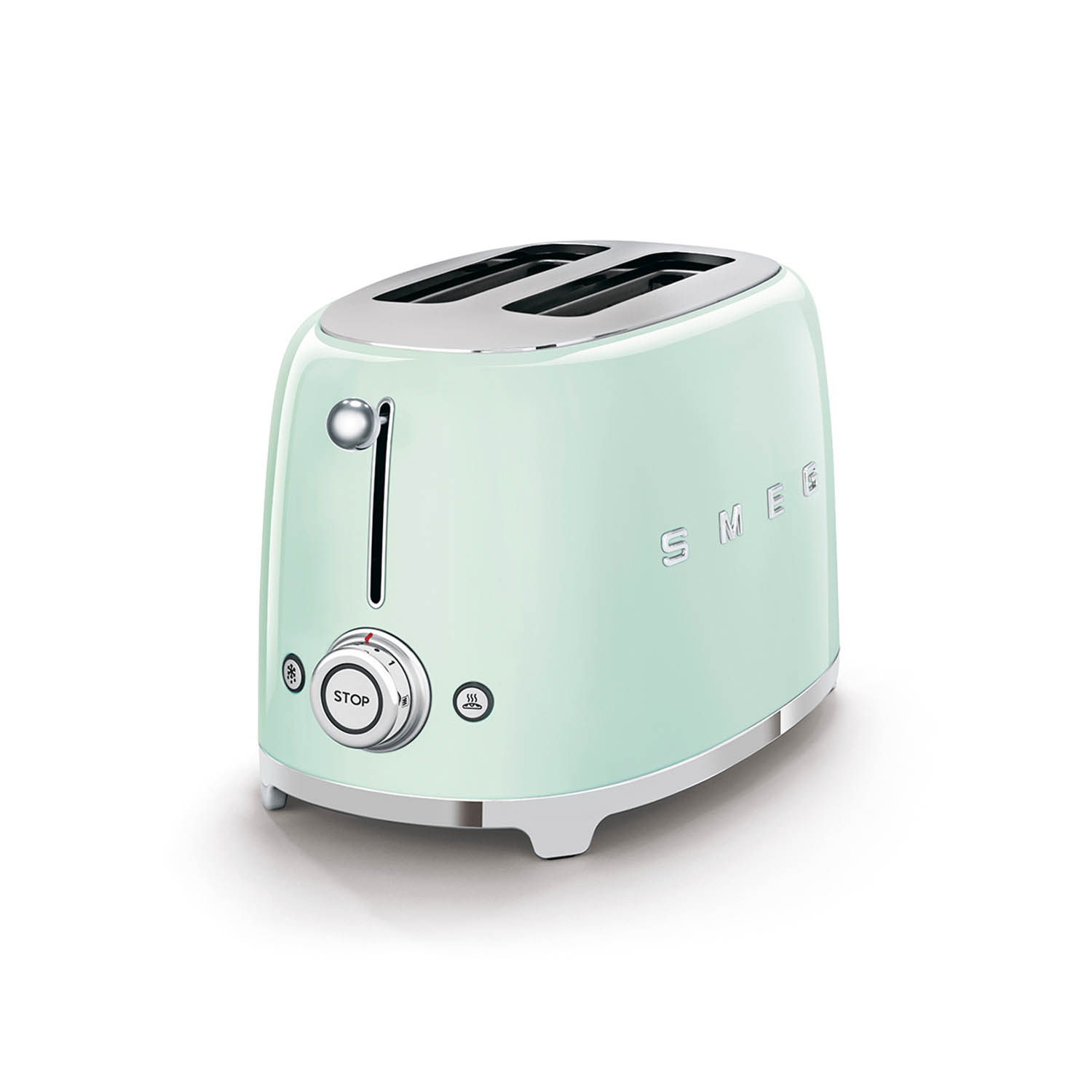 Pastellgruen 2 Scheibentoaster 50s Style TSF01 SMEG