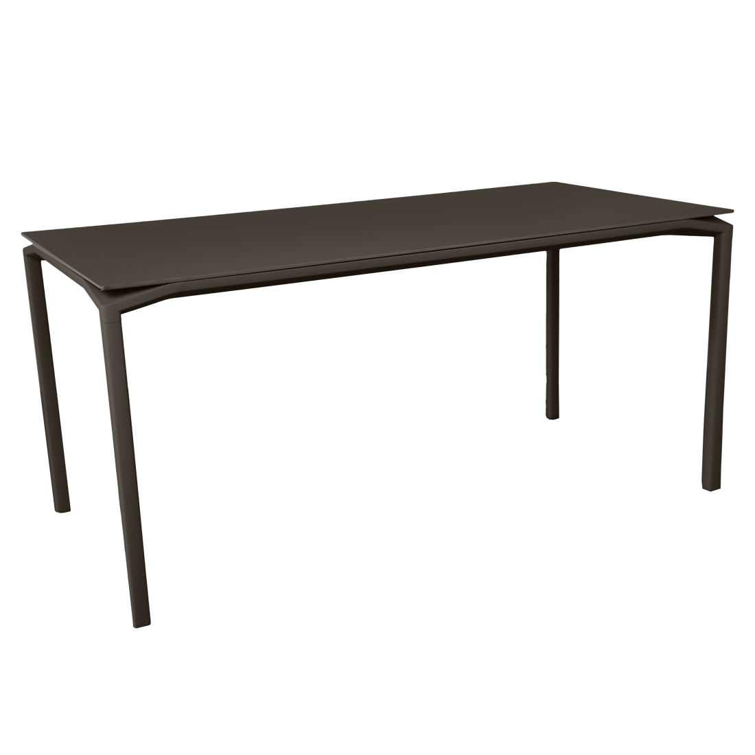 Fermob - Calvi Tisch mit Samtfinish 126x63 cm tonka