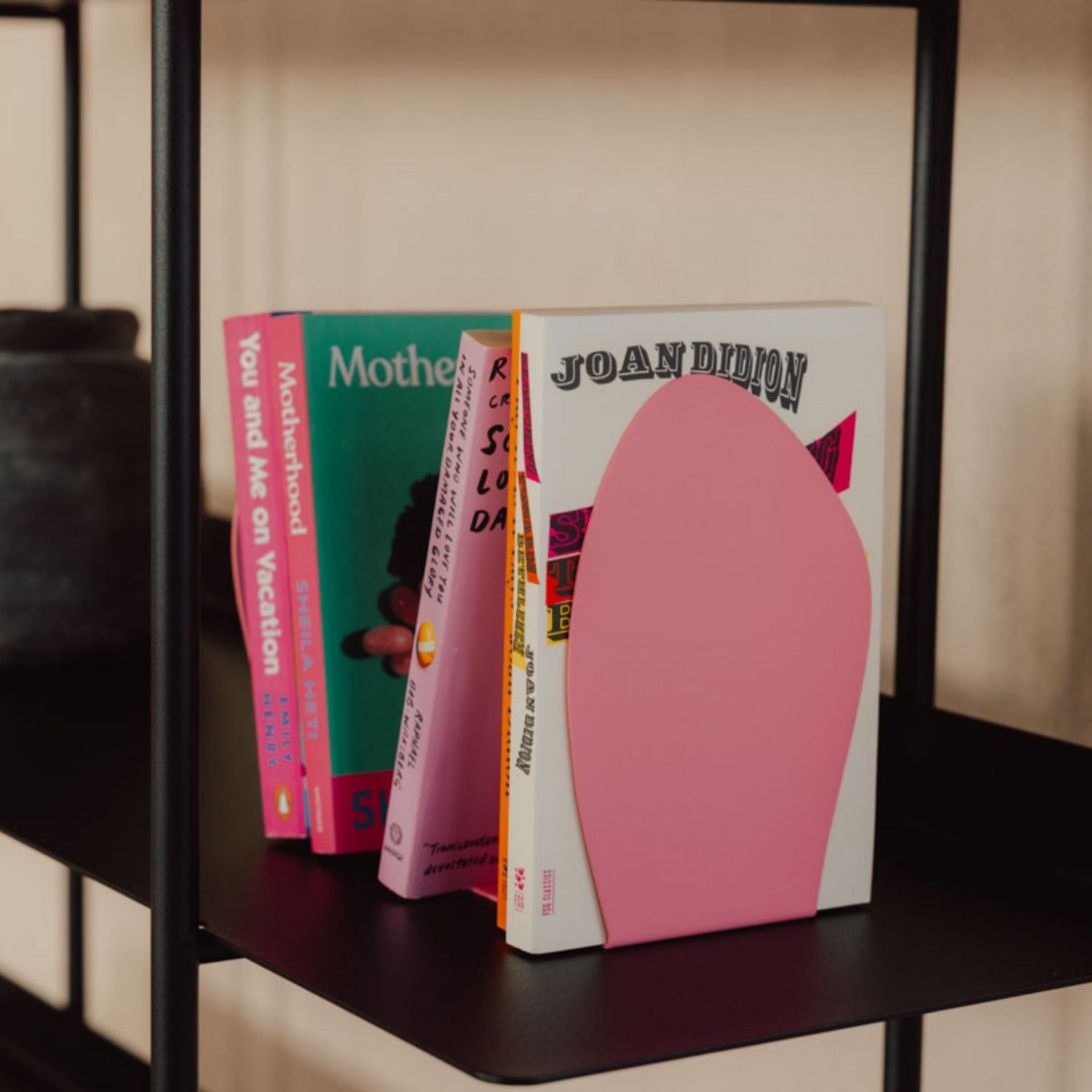 Metallbude - Darcy Buchstütze 2er-Set pink lemonade