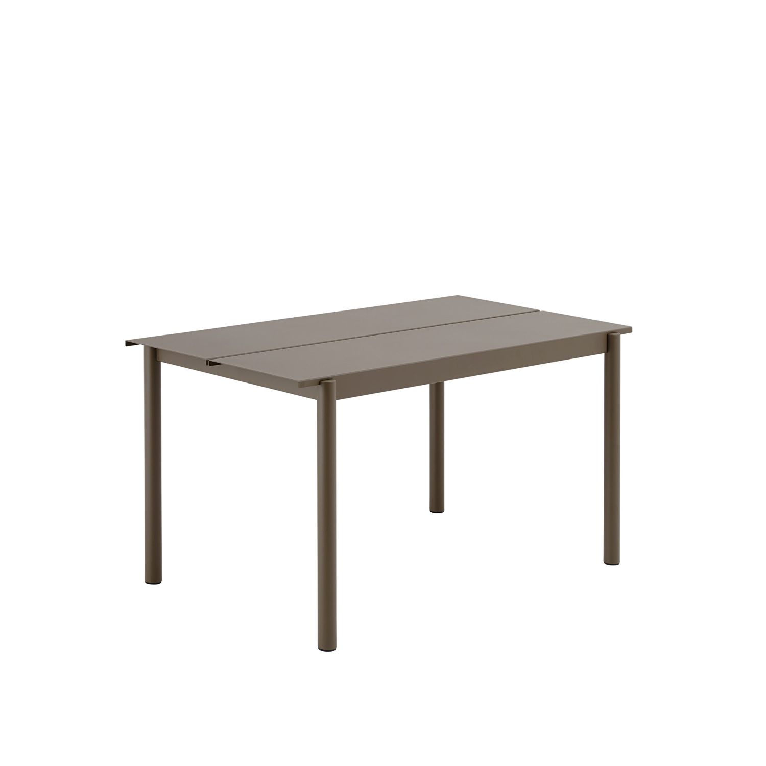 Muuto - Linear Steel Tisch 140 cm taupe