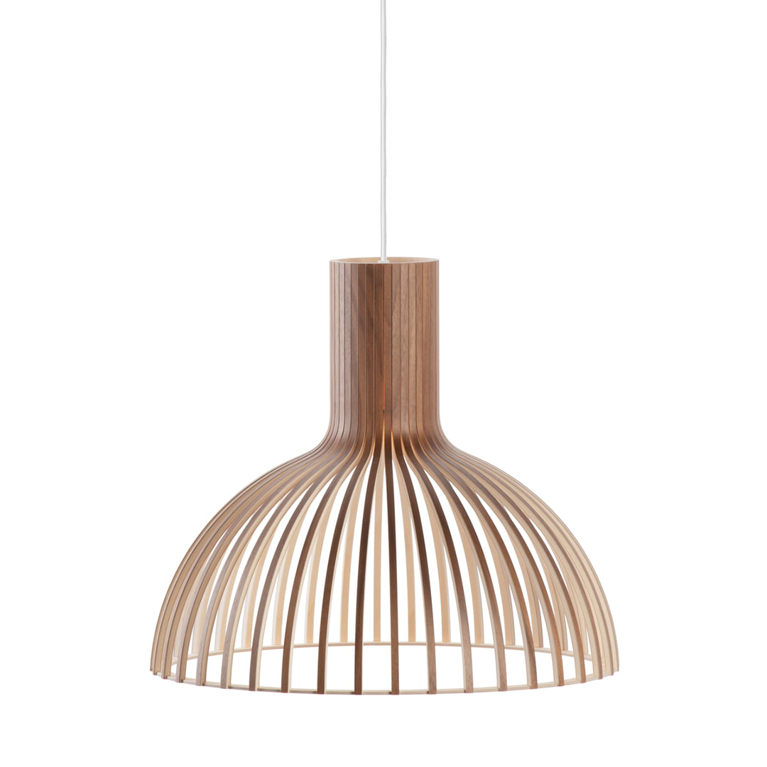 secto design victo pendelleuchte small walnuss 72152