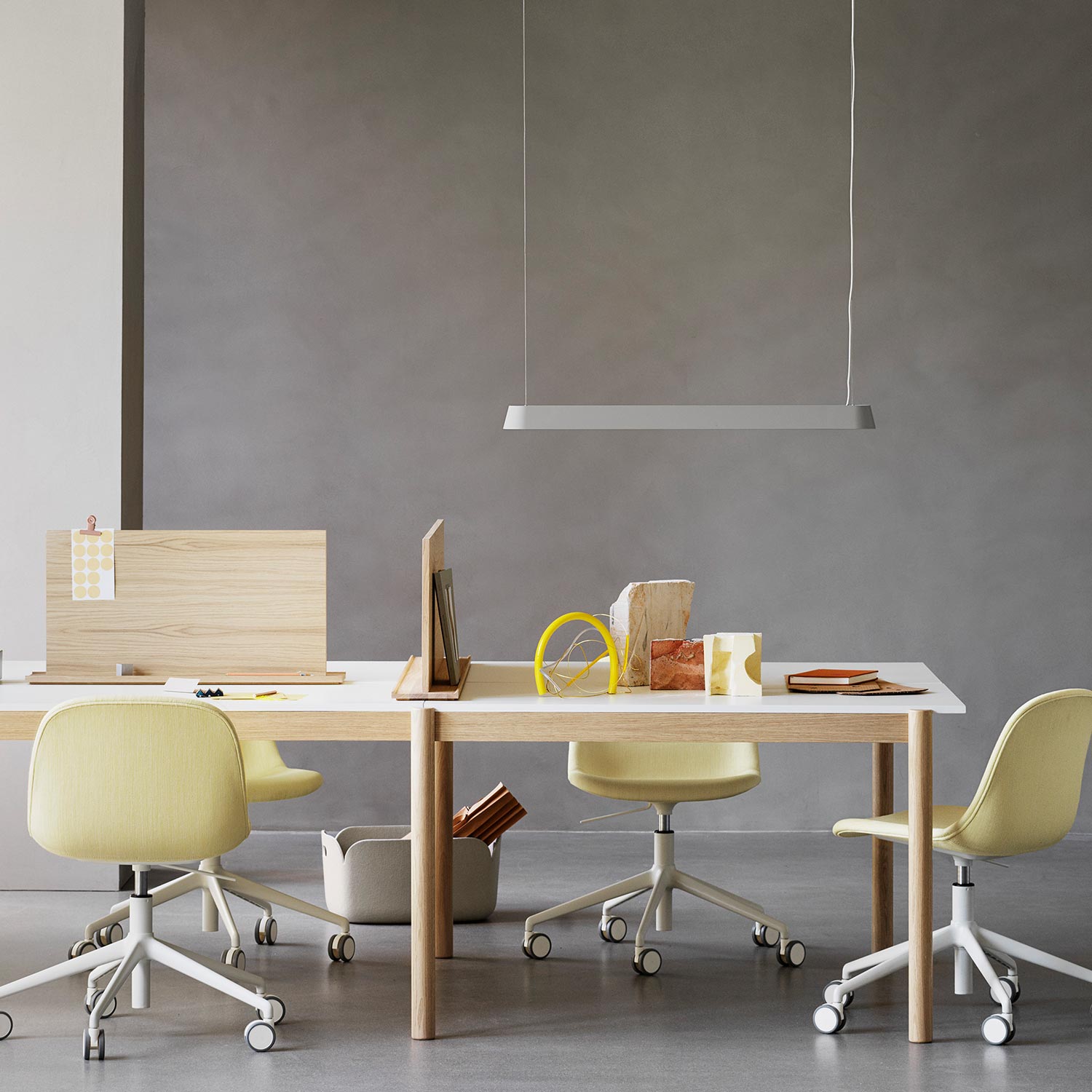 muuto linear pendellampe 87 grey esstisch 62922