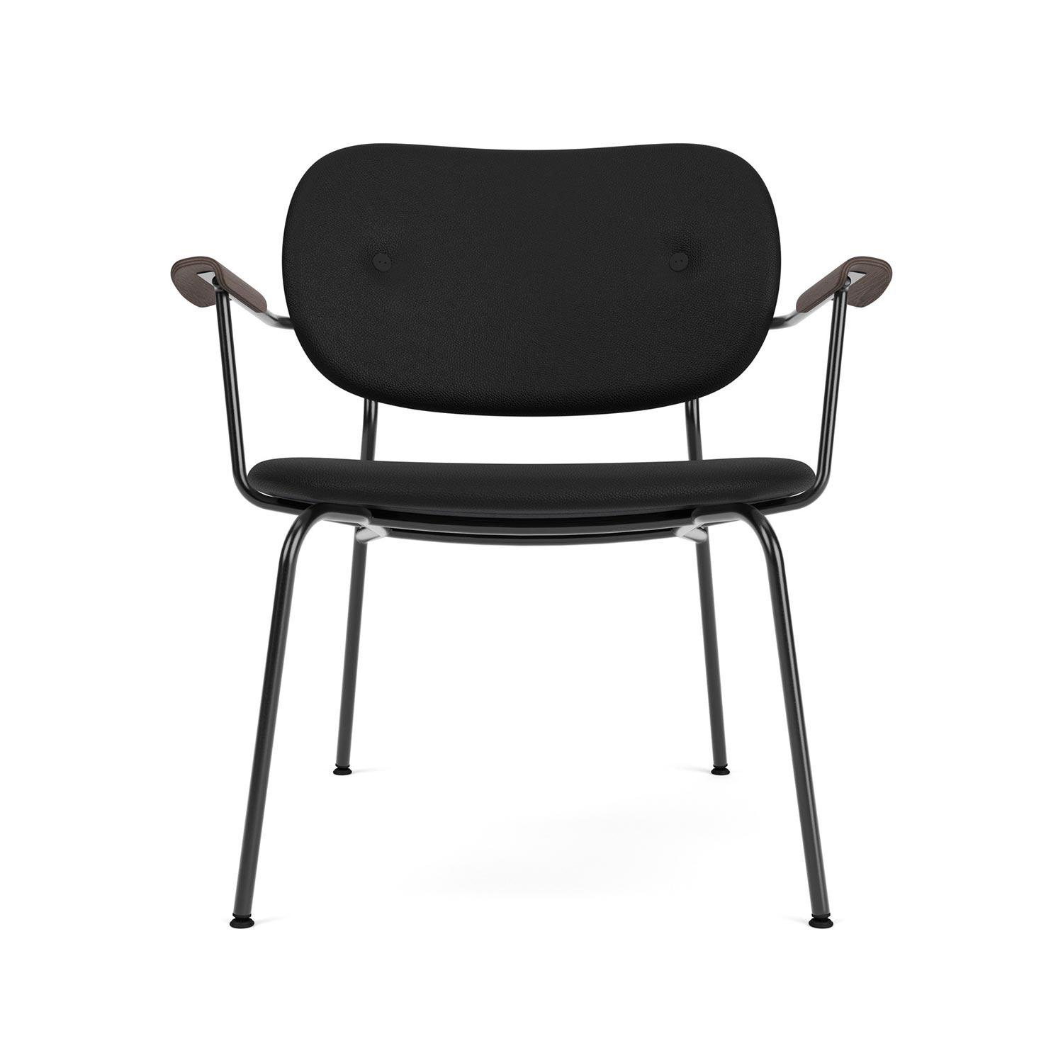 Audo - Co Lounge Chair schwarz/Dark Oak schwarz