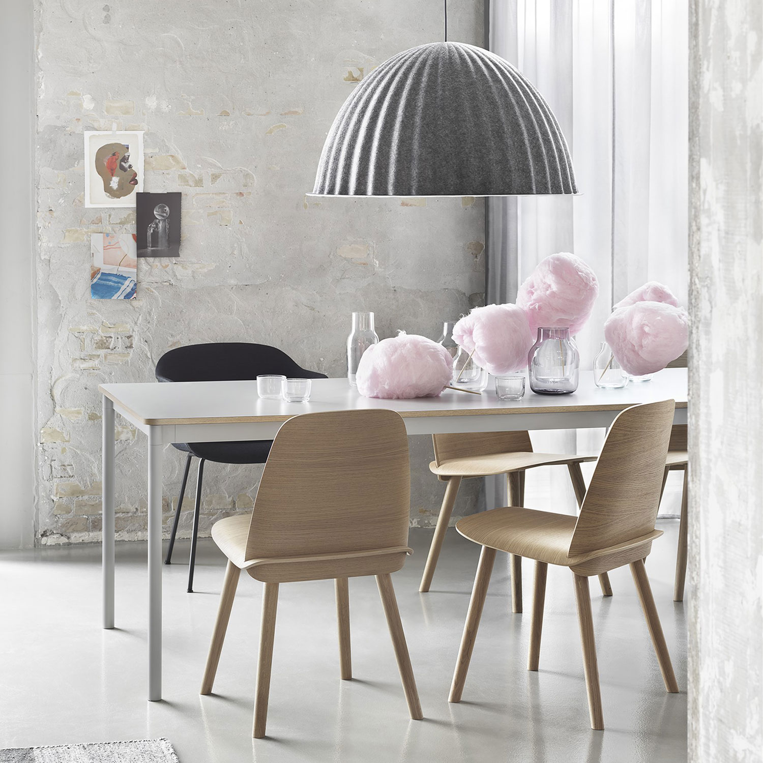 grau muuto under the bell deckenleuchte 55732