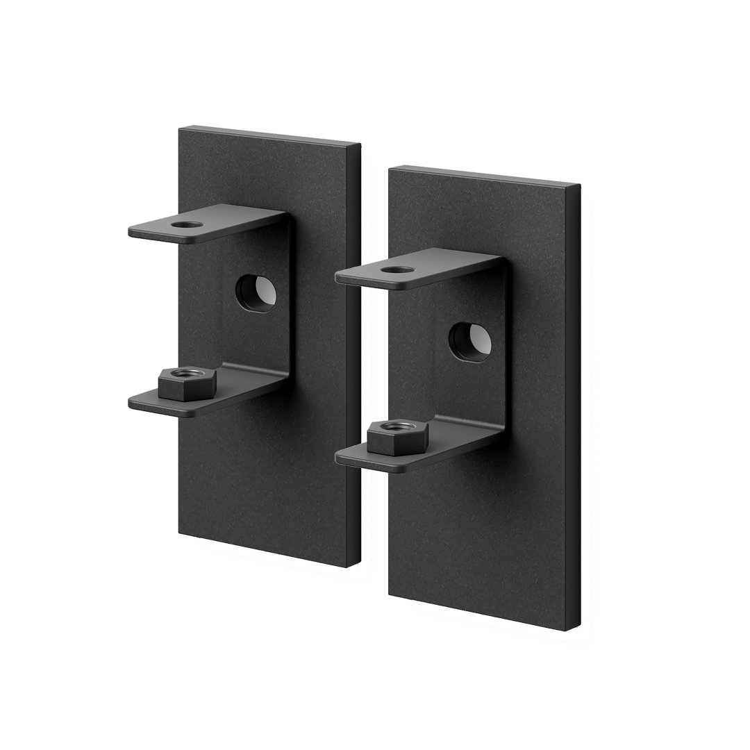zack linea klebemontage wandhalterung schwarz set 73248