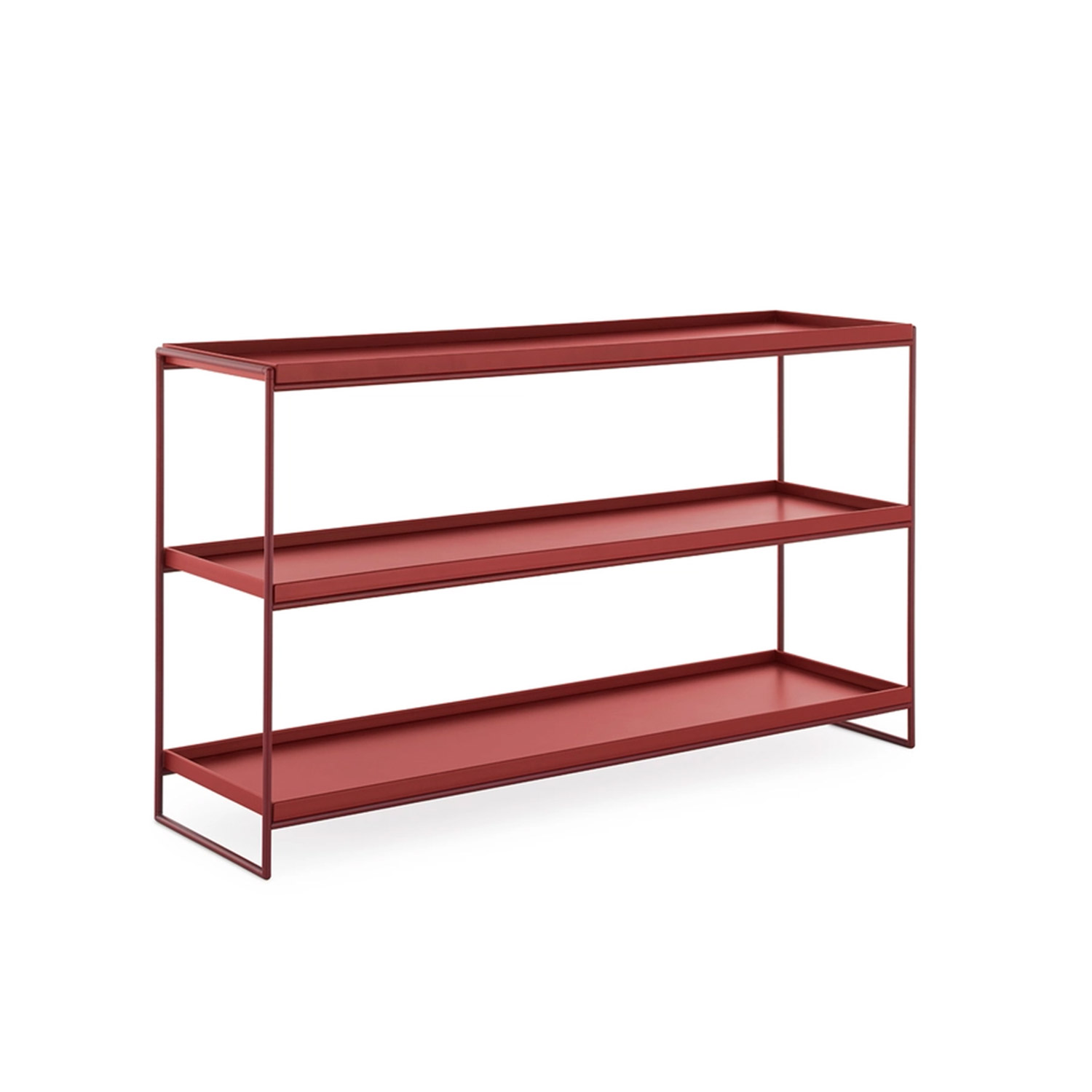 Kartell - Trays Regal lackiert weinrot