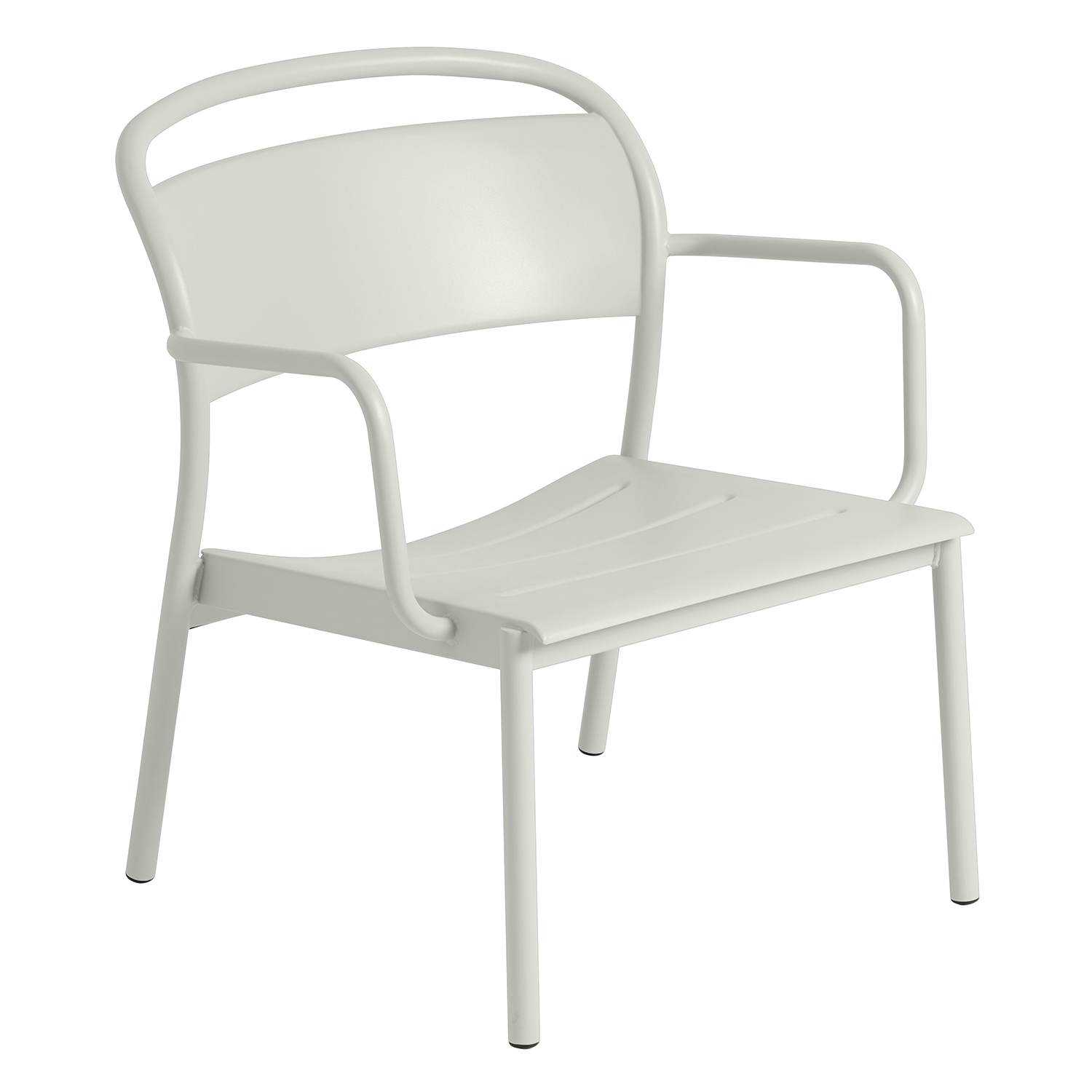 muuto Linear steel lounge armchair grey 99220