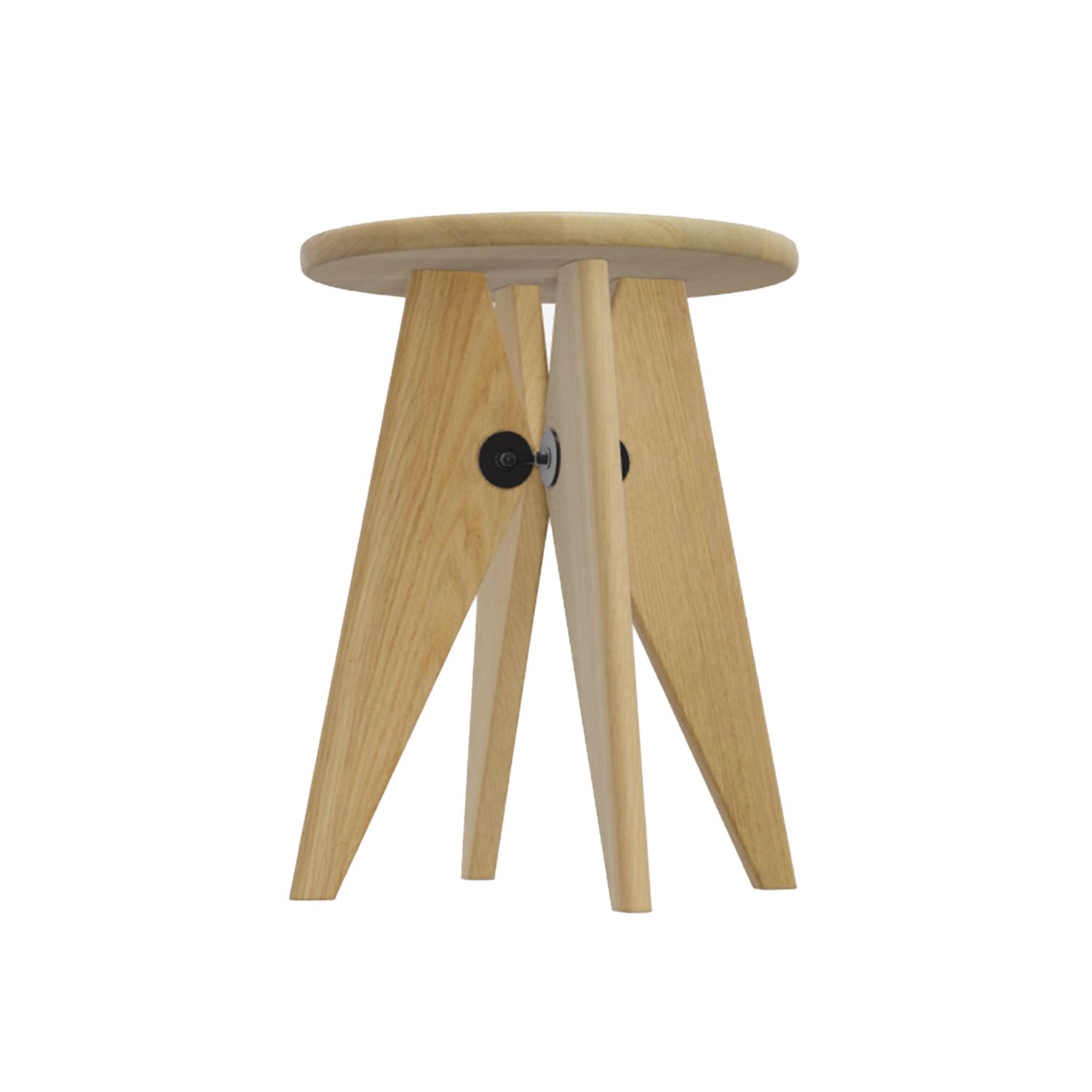 Vitra - Tabouret Bois Hocker Eiche natur, lackiert