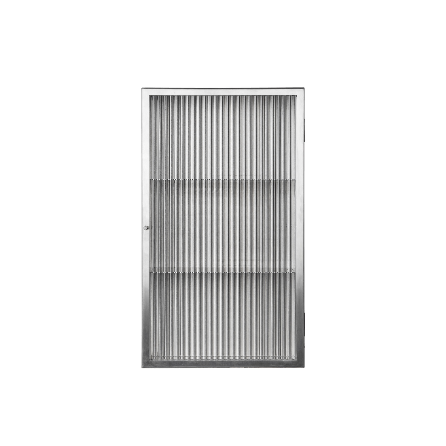 Ferm Living - Haze Wandschrank 35x60cm Edelstahl gebürstet
