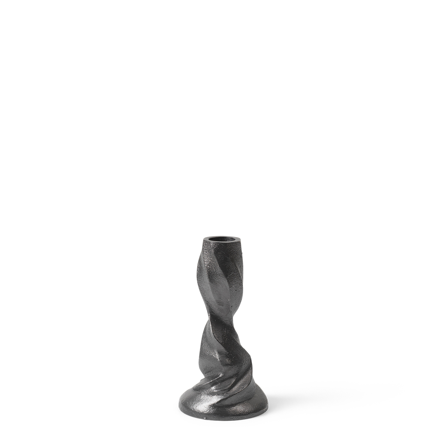 fermLIVING Gale Kerzenstaender H13  BlackenedAluminium 1104268693 101356