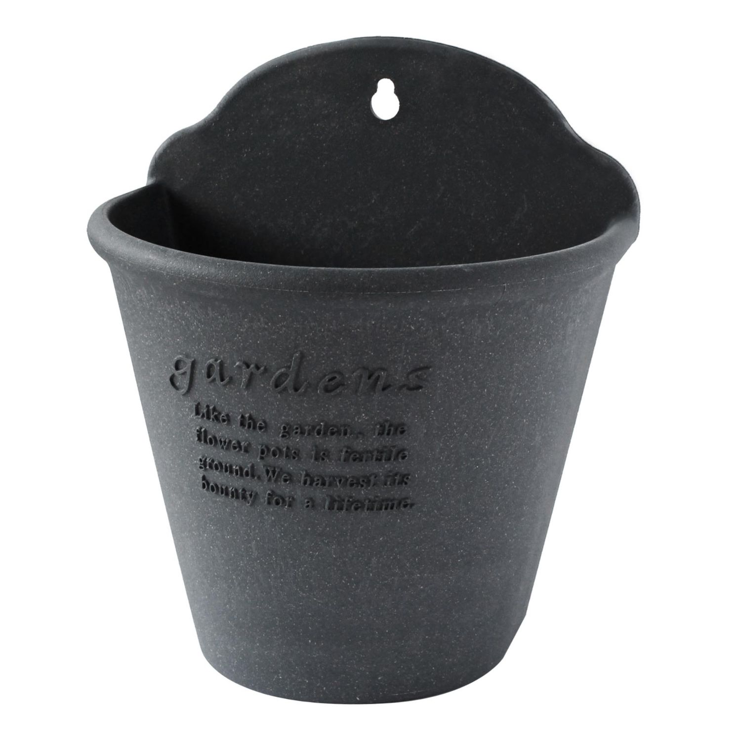 Hachiman - Eco Pot hängend Blumentopf #210 2,5 l schwarz