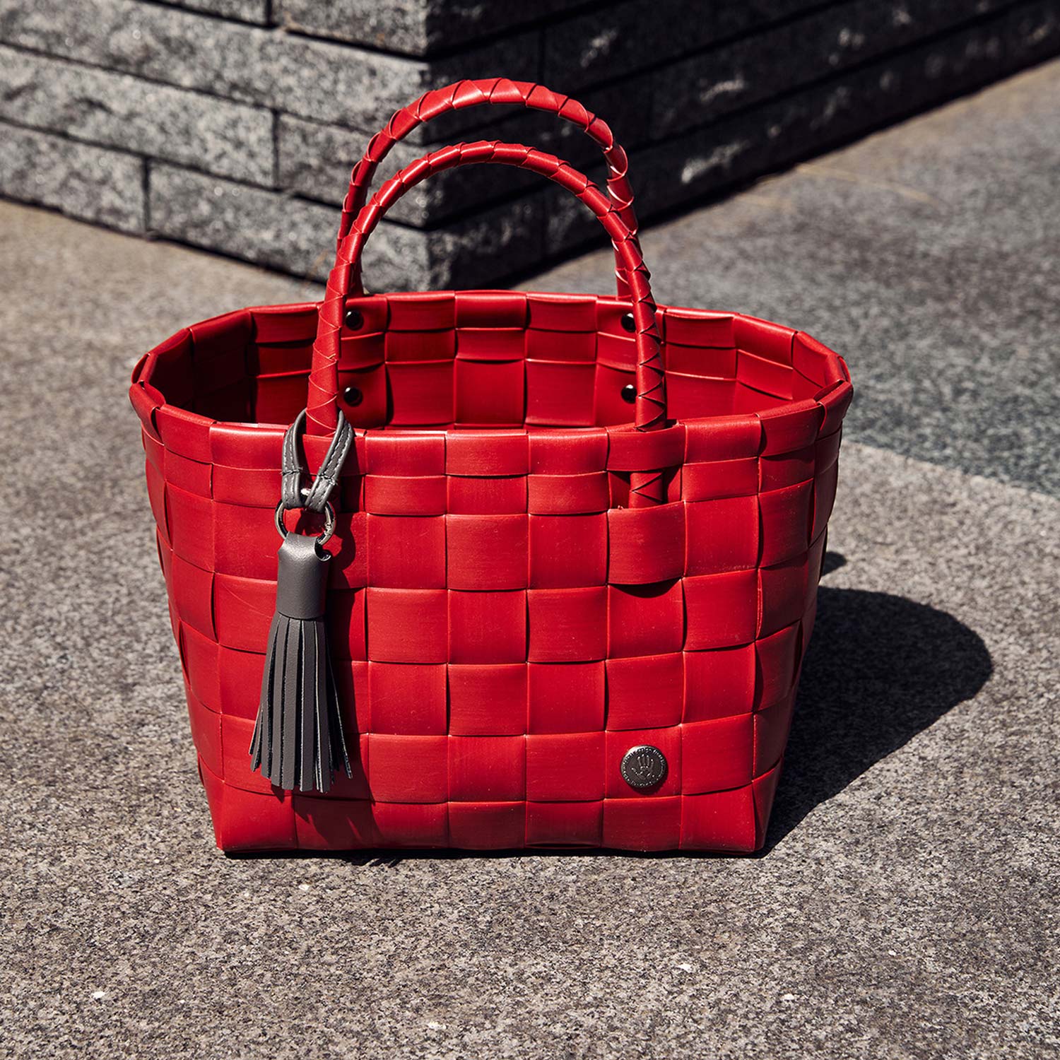 Handed By - Mini Paris Shopper sage green
