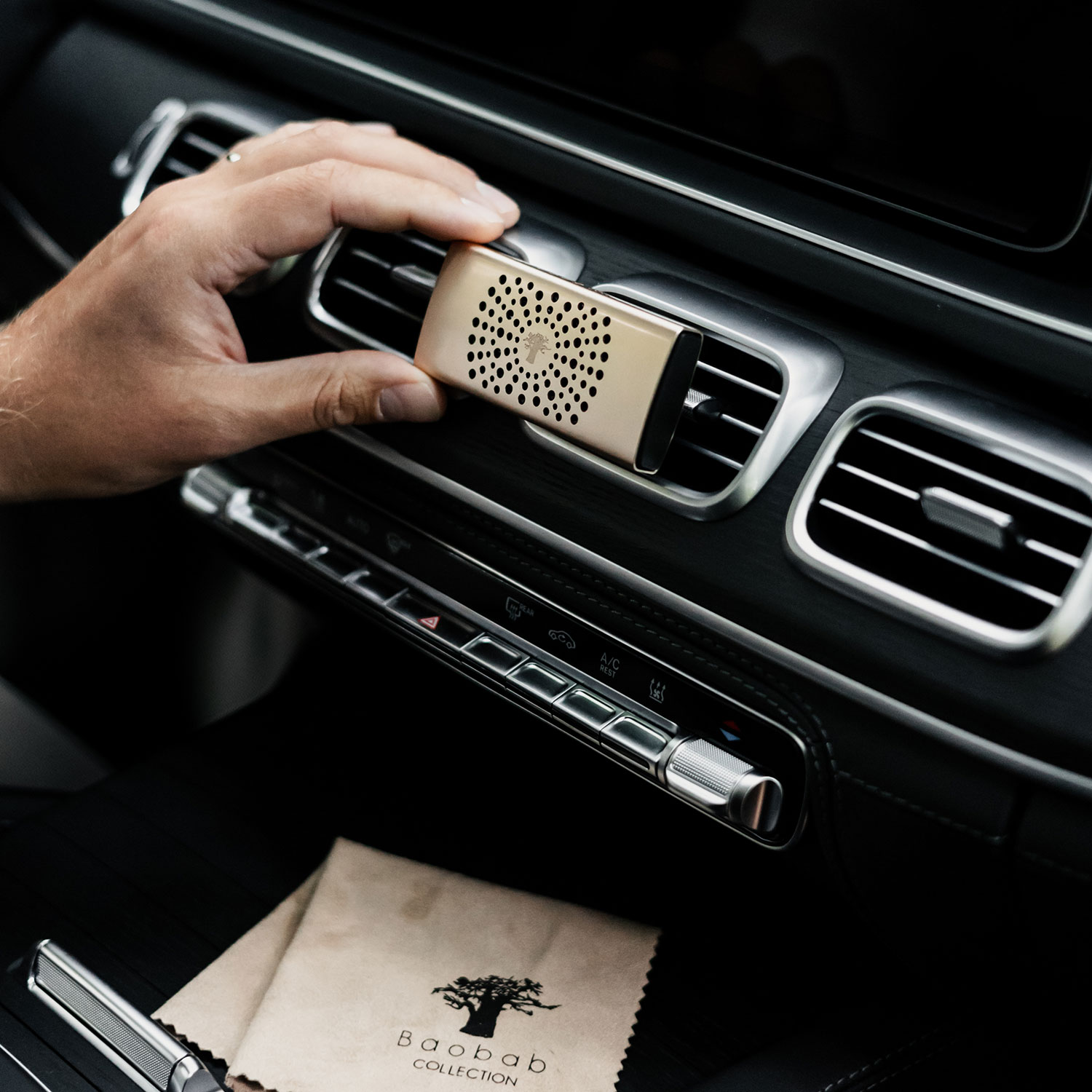 Baobab Collection - Car Diffusor white pearls
