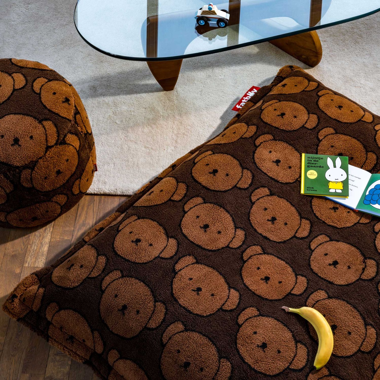 Fatboy - Original Slim Teddy x Boris brown Sitzsack