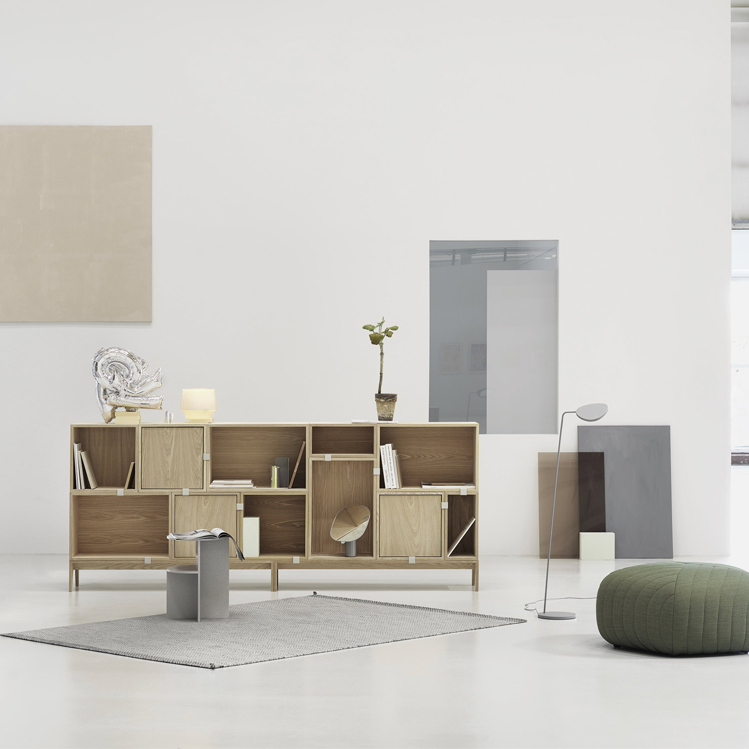 muuto stacked regal mit podium 79937