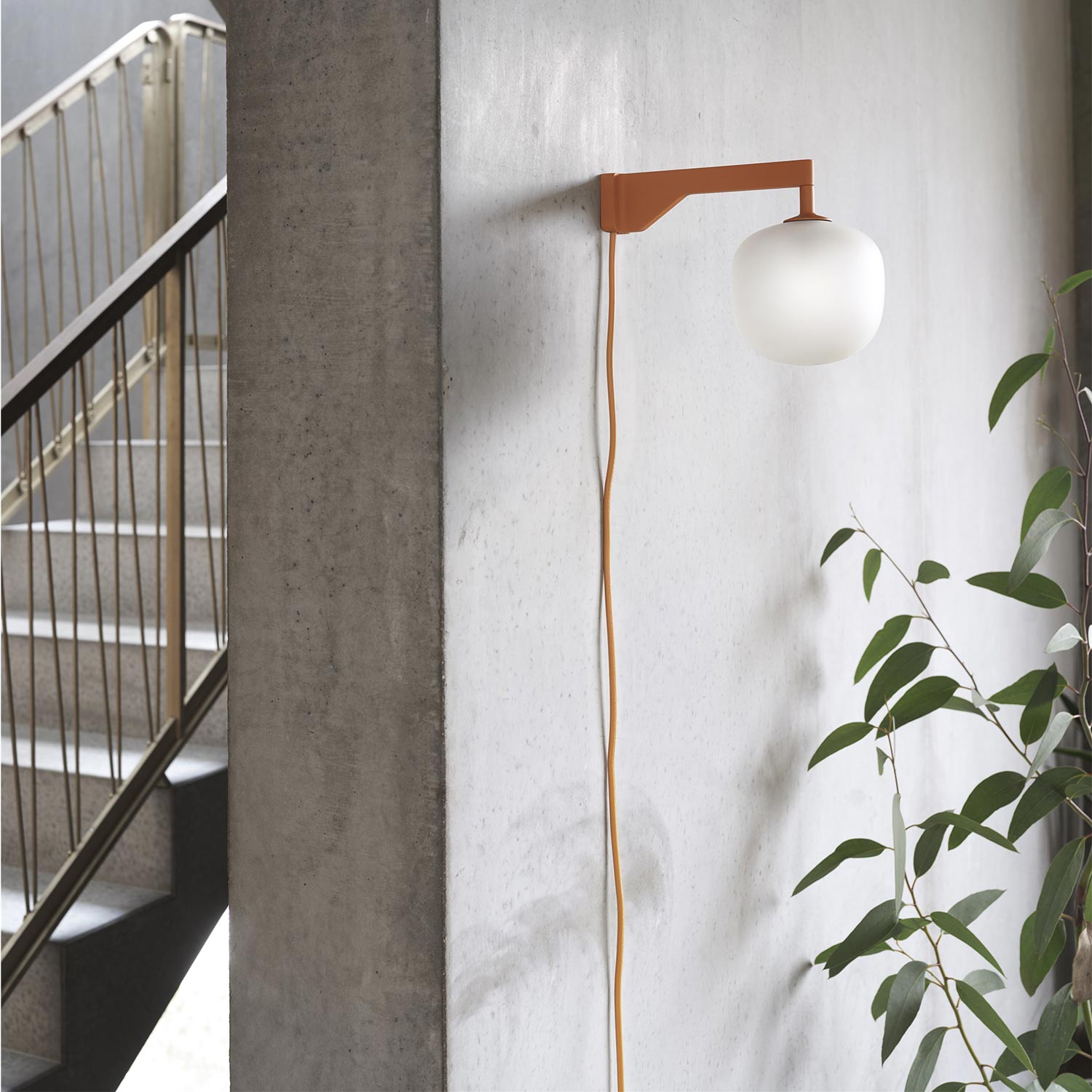 muuto rime wall lamp orange wandleuchte 65456