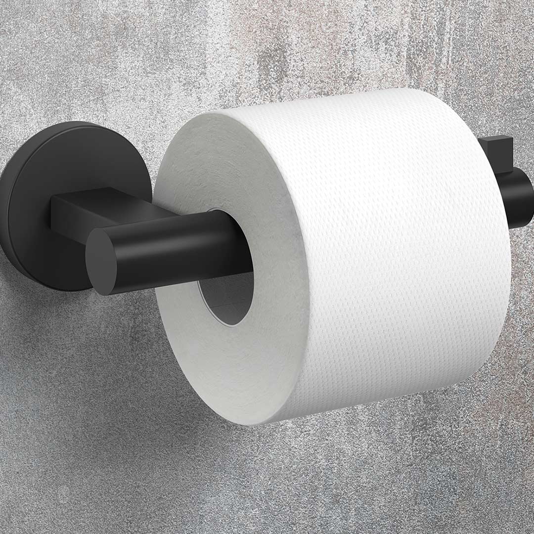 zack scala toilettenpapierhalter schwarz 90731