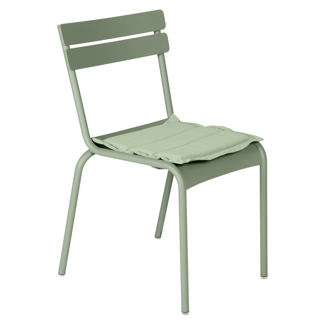 fermob sitzkissen 37x41 mandelgruen mit stuhl 77672